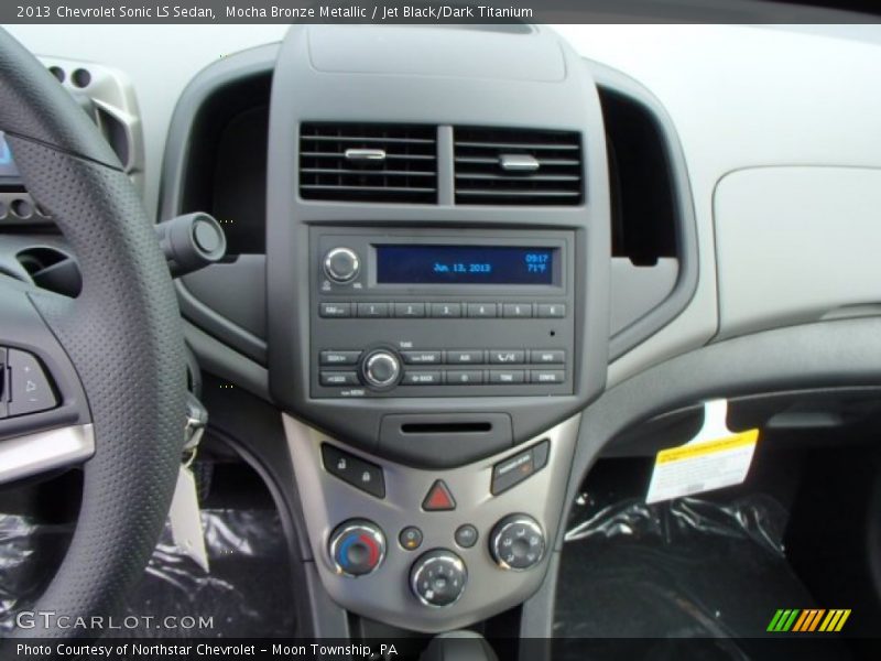 Mocha Bronze Metallic / Jet Black/Dark Titanium 2013 Chevrolet Sonic LS Sedan