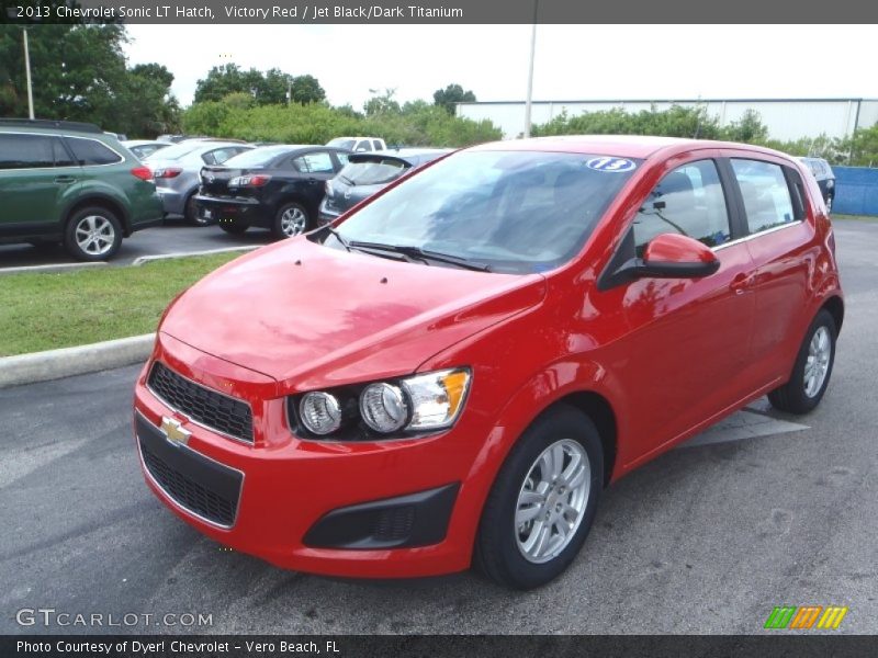 Front 3/4 View of 2013 Sonic LT Hatch