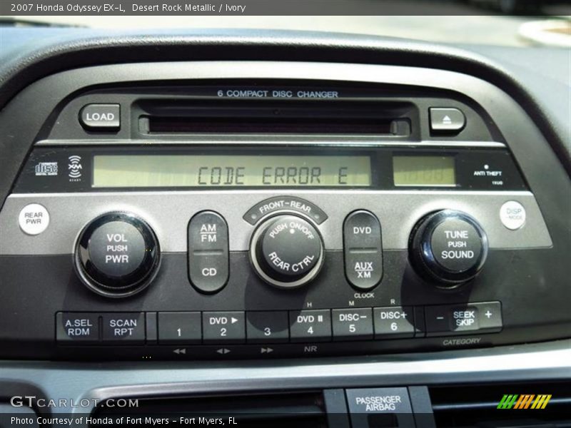 Desert Rock Metallic / Ivory 2007 Honda Odyssey EX-L
