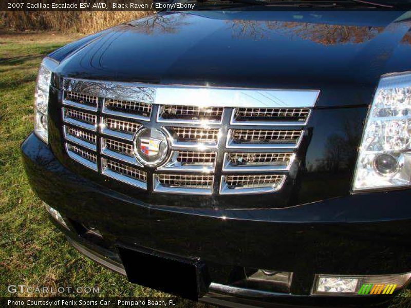 Black Raven / Ebony/Ebony 2007 Cadillac Escalade ESV AWD