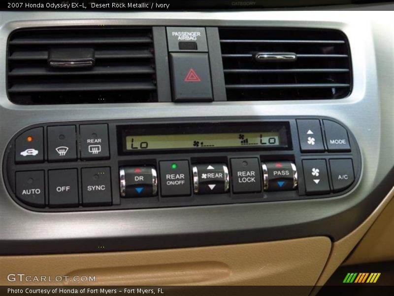 Desert Rock Metallic / Ivory 2007 Honda Odyssey EX-L