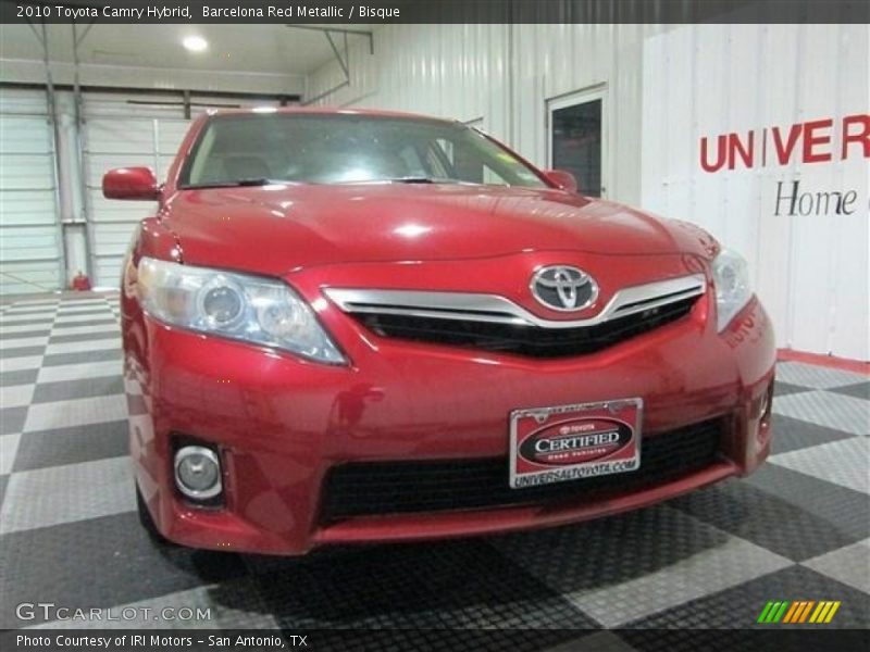 Barcelona Red Metallic / Bisque 2010 Toyota Camry Hybrid