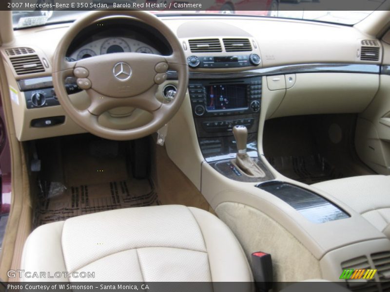 Barolo Red Metallic / Cashmere 2007 Mercedes-Benz E 350 Sedan