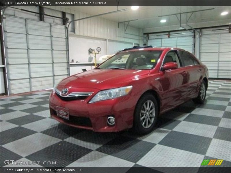 Barcelona Red Metallic / Bisque 2010 Toyota Camry Hybrid