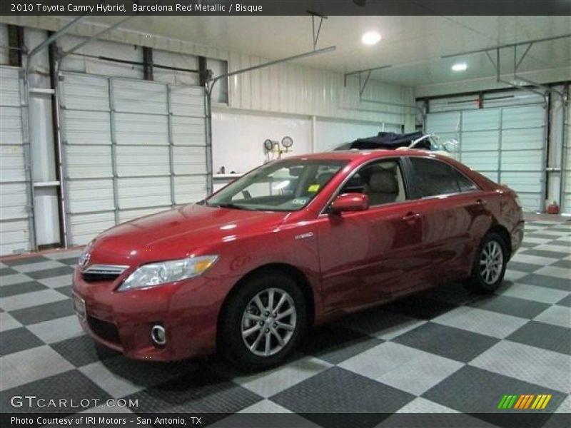 Barcelona Red Metallic / Bisque 2010 Toyota Camry Hybrid
