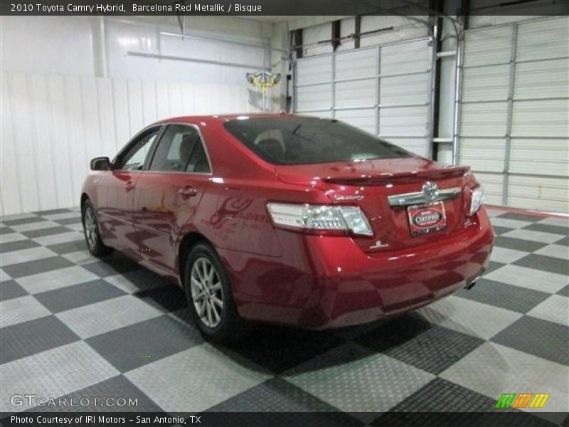 Barcelona Red Metallic / Bisque 2010 Toyota Camry Hybrid