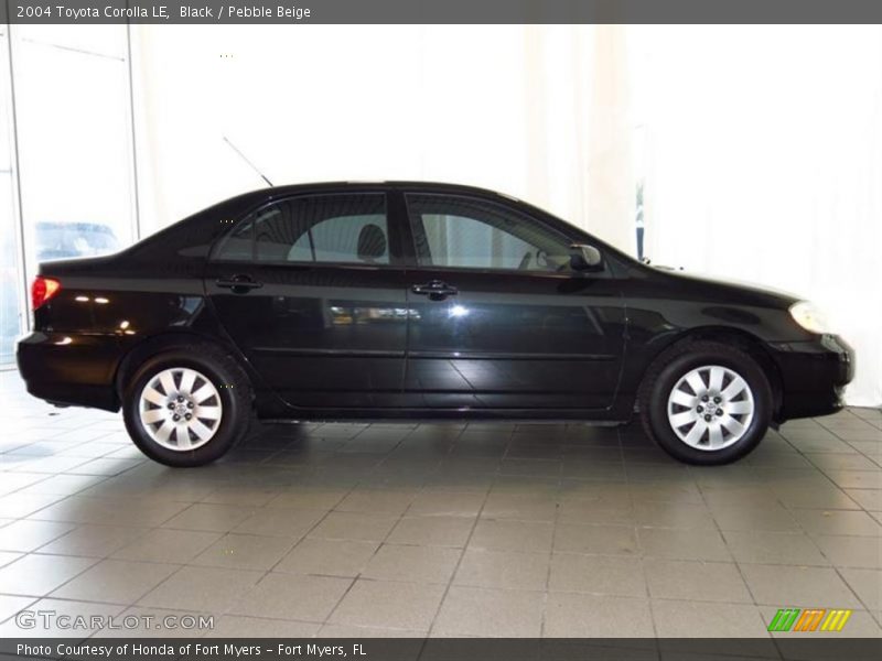 Black / Pebble Beige 2004 Toyota Corolla LE