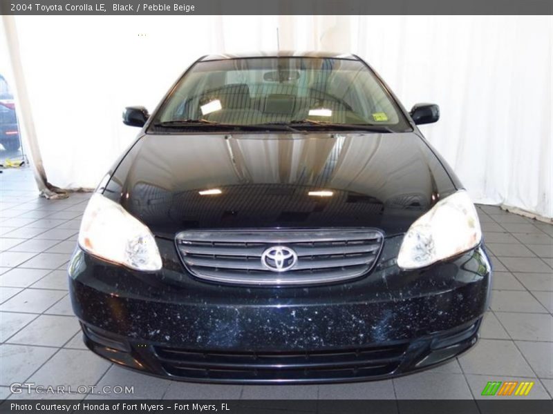 Black / Pebble Beige 2004 Toyota Corolla LE