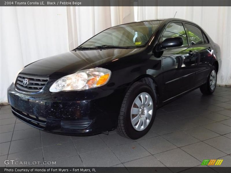 Black / Pebble Beige 2004 Toyota Corolla LE