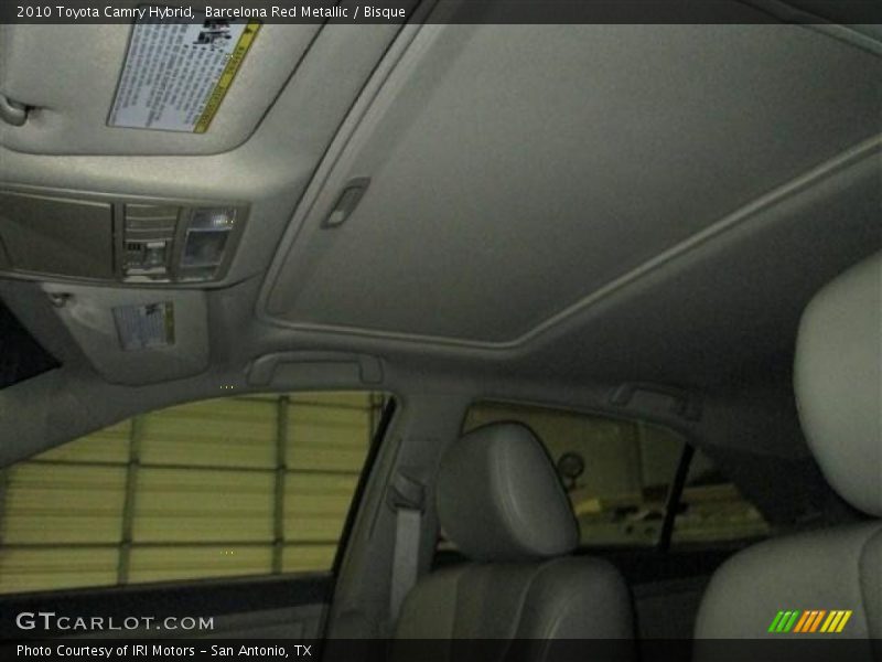 Barcelona Red Metallic / Bisque 2010 Toyota Camry Hybrid