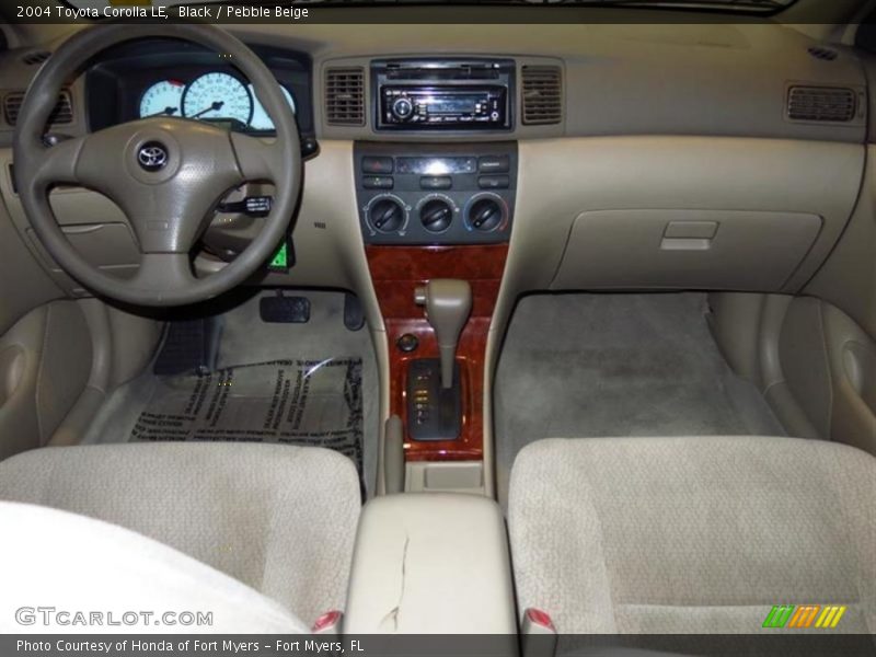Black / Pebble Beige 2004 Toyota Corolla LE