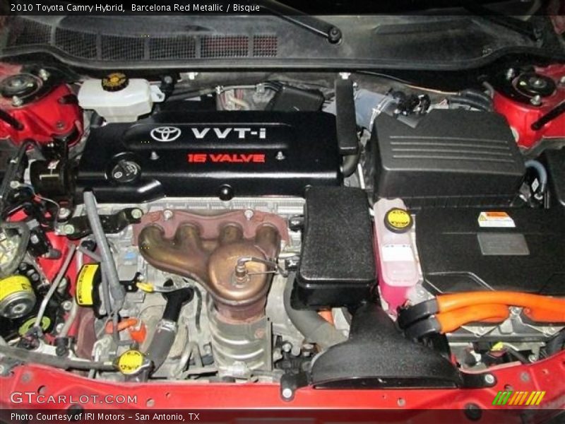 Barcelona Red Metallic / Bisque 2010 Toyota Camry Hybrid