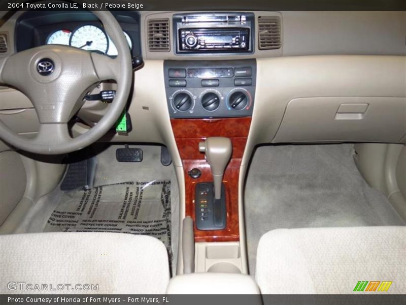 Black / Pebble Beige 2004 Toyota Corolla LE