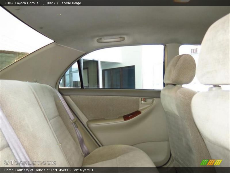 Black / Pebble Beige 2004 Toyota Corolla LE