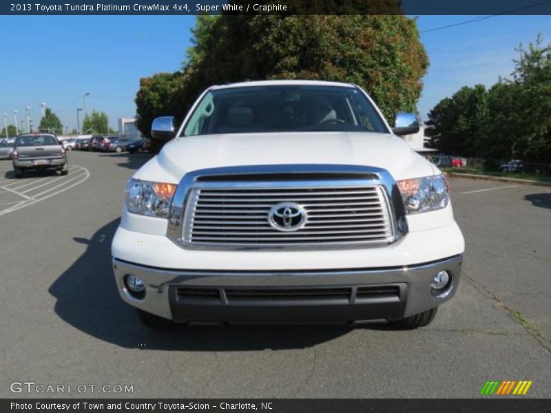 Super White / Graphite 2013 Toyota Tundra Platinum CrewMax 4x4
