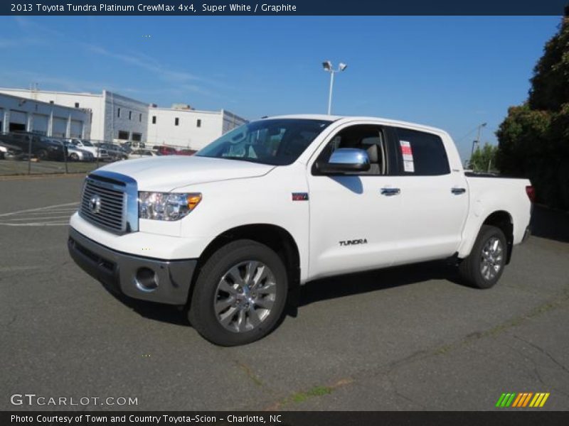 Super White / Graphite 2013 Toyota Tundra Platinum CrewMax 4x4