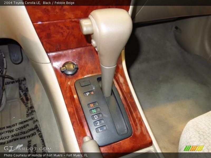 Black / Pebble Beige 2004 Toyota Corolla LE