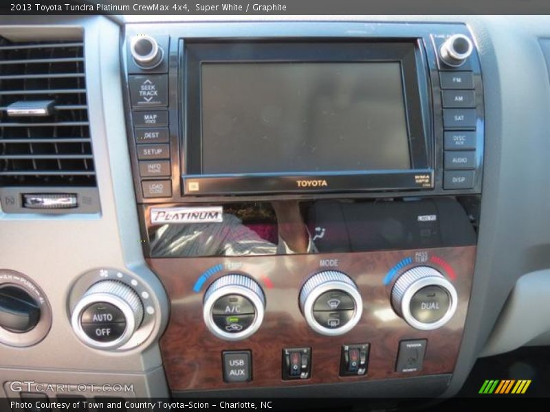 Controls of 2013 Tundra Platinum CrewMax 4x4
