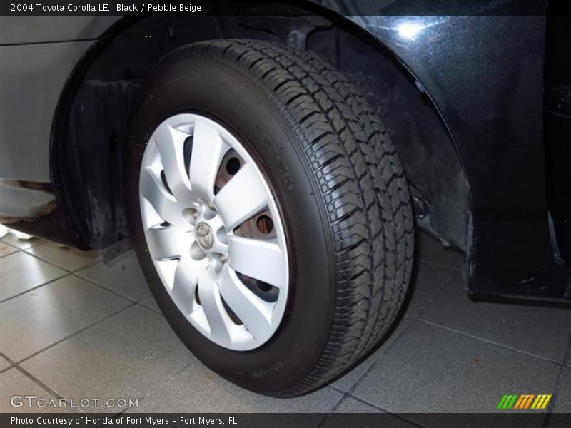 Black / Pebble Beige 2004 Toyota Corolla LE