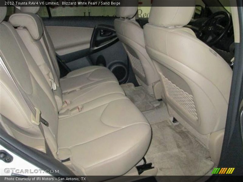 Blizzard White Pearl / Sand Beige 2012 Toyota RAV4 V6 Limited