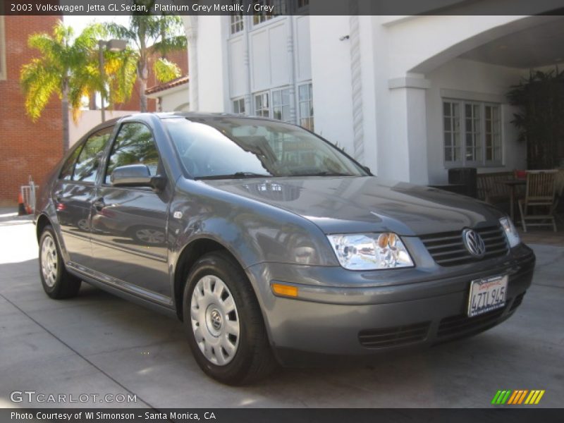 Platinum Grey Metallic / Grey 2003 Volkswagen Jetta GL Sedan