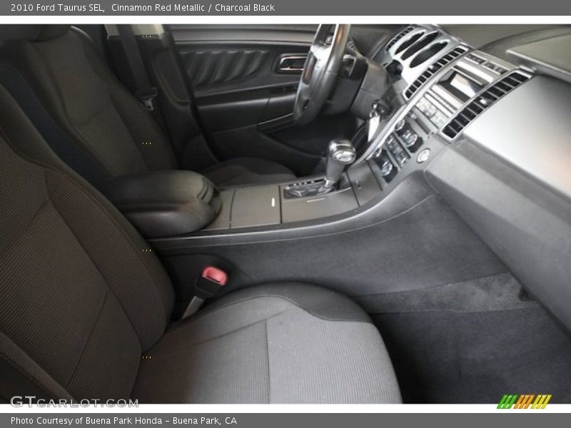 Cinnamon Red Metallic / Charcoal Black 2010 Ford Taurus SEL