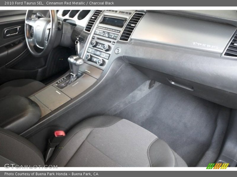 Cinnamon Red Metallic / Charcoal Black 2010 Ford Taurus SEL