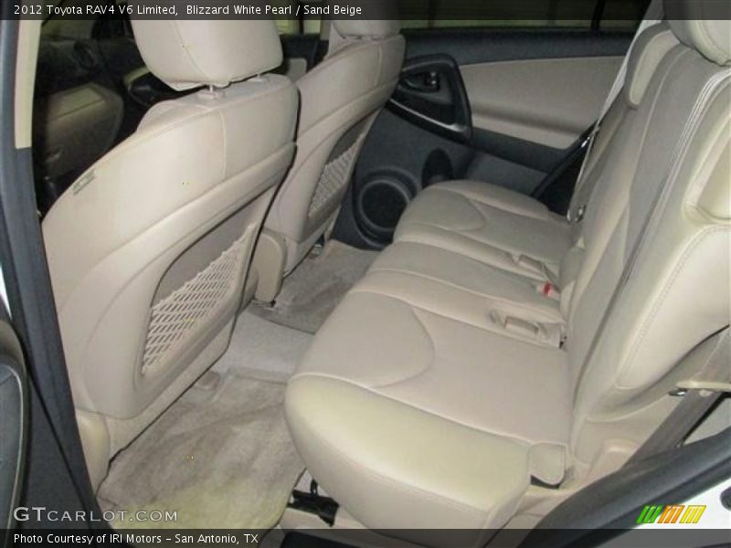 Blizzard White Pearl / Sand Beige 2012 Toyota RAV4 V6 Limited