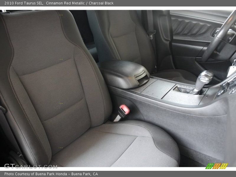 Cinnamon Red Metallic / Charcoal Black 2010 Ford Taurus SEL