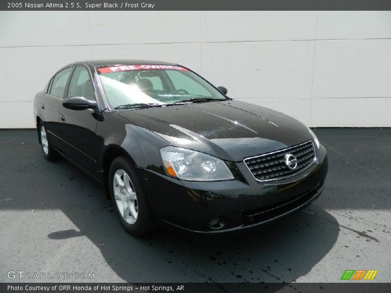 Super Black / Frost Gray 2005 Nissan Altima 2.5 S