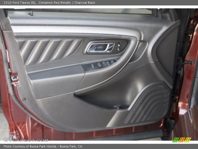 Cinnamon Red Metallic / Charcoal Black 2010 Ford Taurus SEL