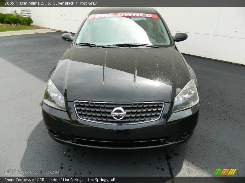 Super Black / Frost Gray 2005 Nissan Altima 2.5 S