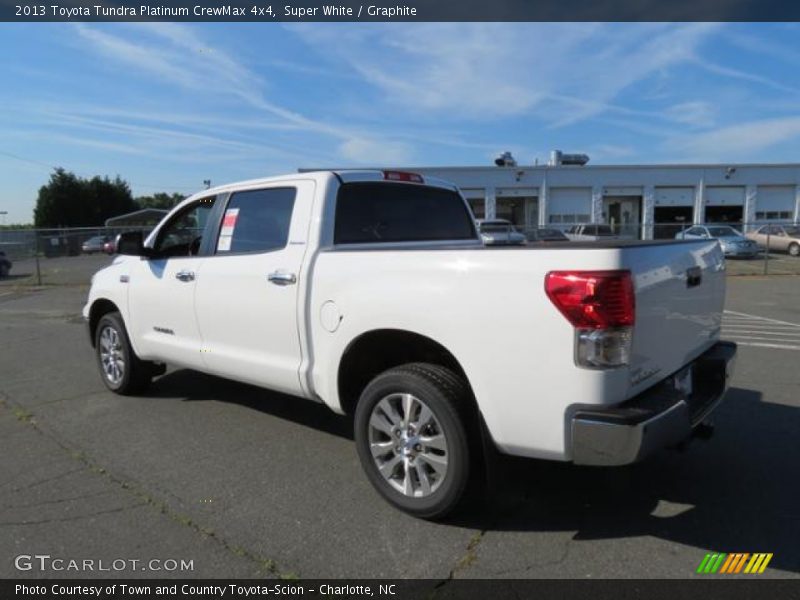 Super White / Graphite 2013 Toyota Tundra Platinum CrewMax 4x4