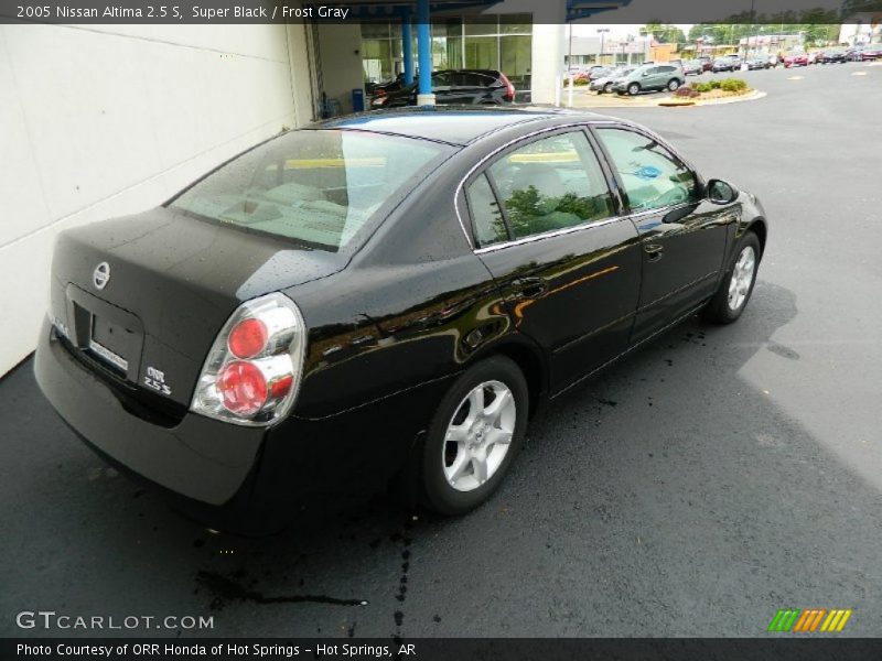 Super Black / Frost Gray 2005 Nissan Altima 2.5 S