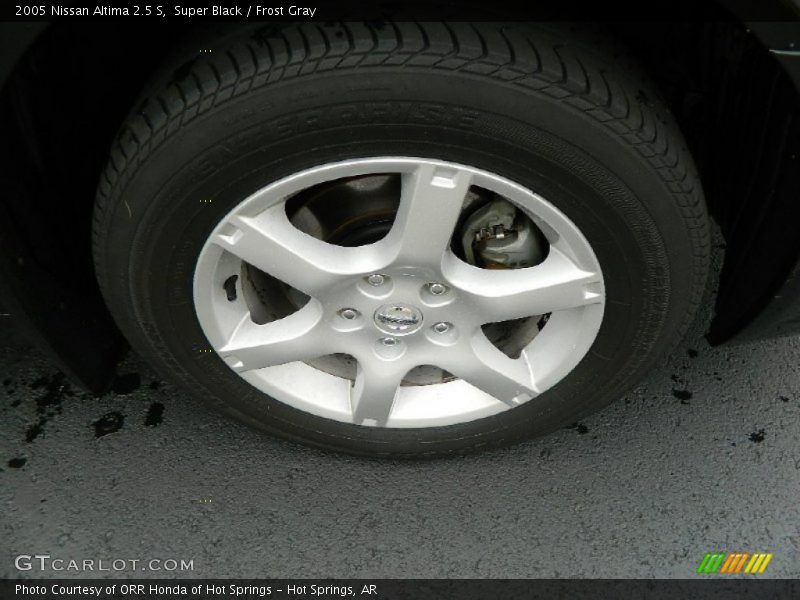 Super Black / Frost Gray 2005 Nissan Altima 2.5 S