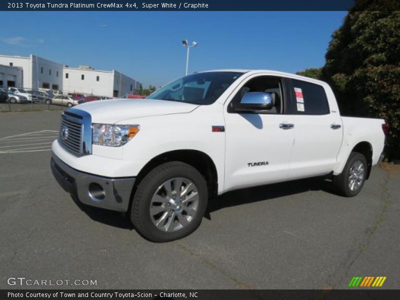 Super White / Graphite 2013 Toyota Tundra Platinum CrewMax 4x4