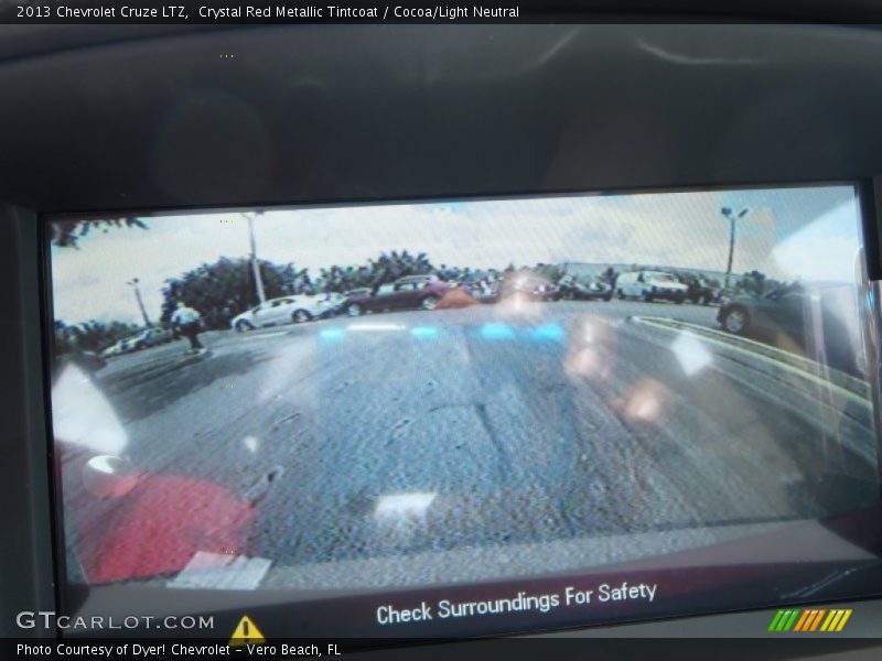 Crystal Red Metallic Tintcoat / Cocoa/Light Neutral 2013 Chevrolet Cruze LTZ