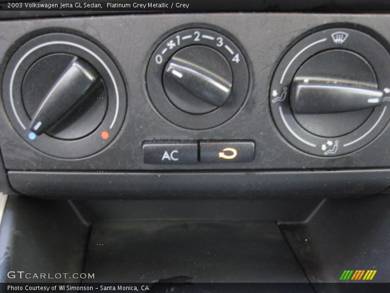 Platinum Grey Metallic / Grey 2003 Volkswagen Jetta GL Sedan