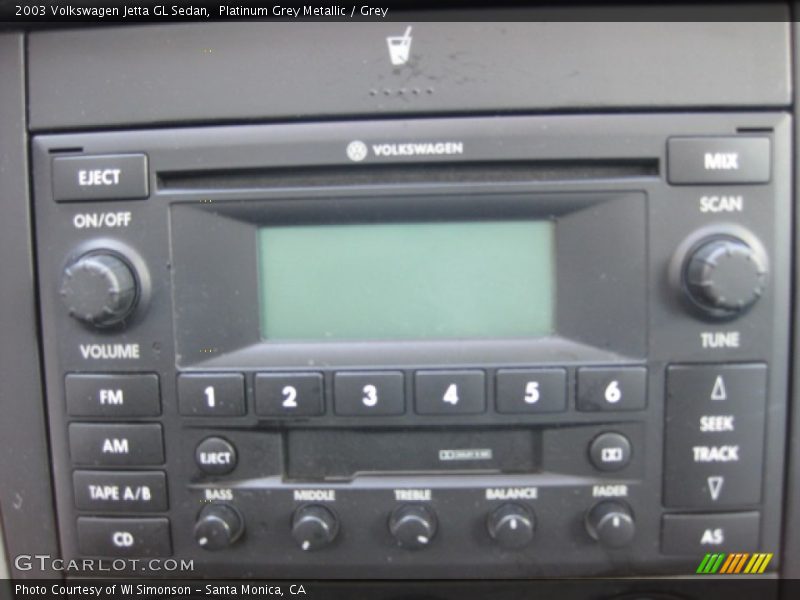 Platinum Grey Metallic / Grey 2003 Volkswagen Jetta GL Sedan