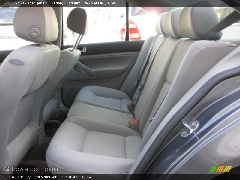 Platinum Grey Metallic / Grey 2003 Volkswagen Jetta GL Sedan