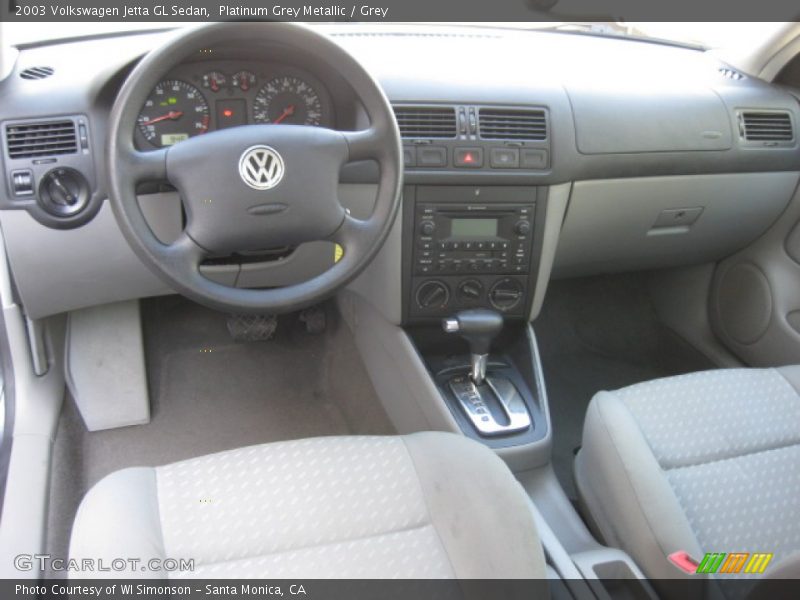 Platinum Grey Metallic / Grey 2003 Volkswagen Jetta GL Sedan