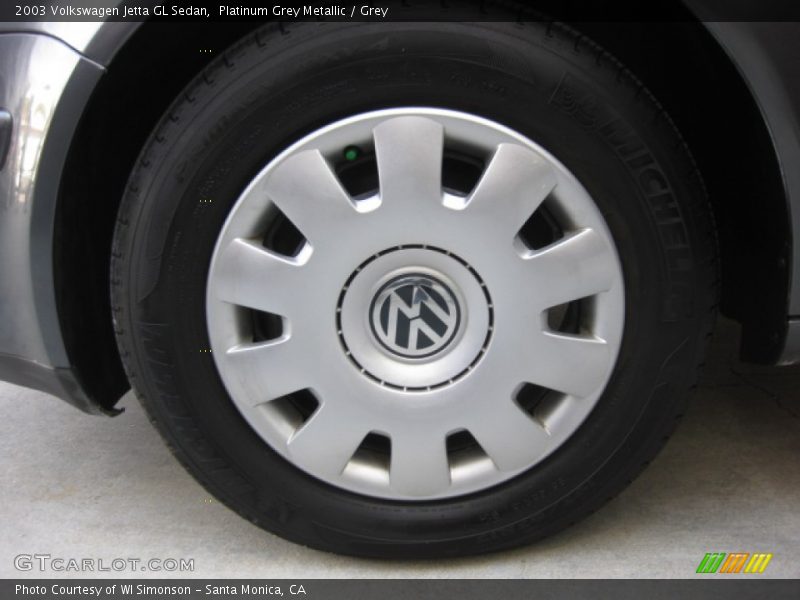 Platinum Grey Metallic / Grey 2003 Volkswagen Jetta GL Sedan