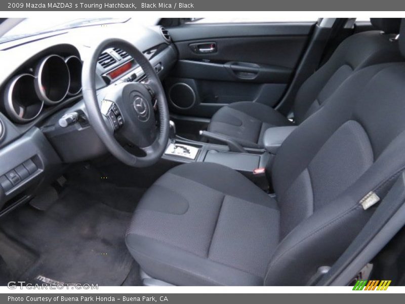 Black Mica / Black 2009 Mazda MAZDA3 s Touring Hatchback