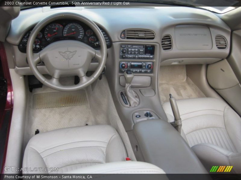 Light Oak Interior - 2003 Corvette Convertible 