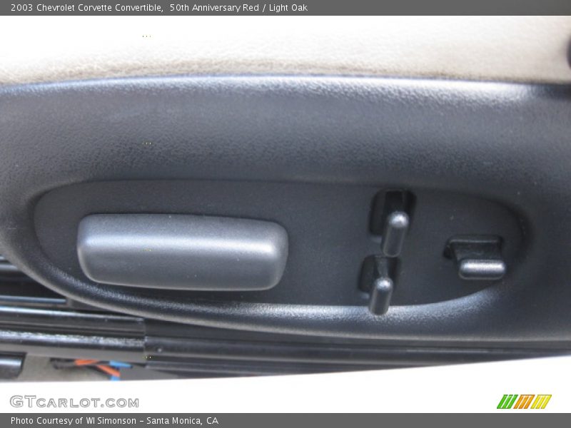 50th Anniversary Red / Light Oak 2003 Chevrolet Corvette Convertible