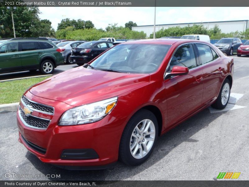 Crystal Red Tintcoat / Jet Black/Titanium 2013 Chevrolet Malibu ECO