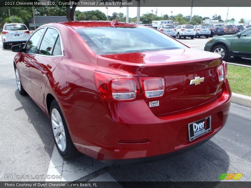 Crystal Red Tintcoat / Jet Black/Titanium 2013 Chevrolet Malibu ECO