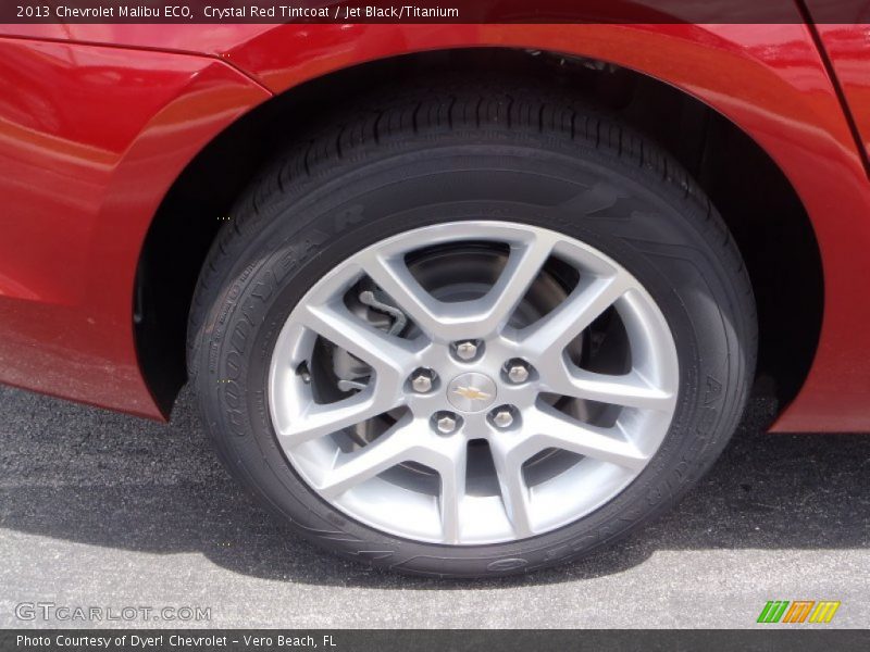 Crystal Red Tintcoat / Jet Black/Titanium 2013 Chevrolet Malibu ECO