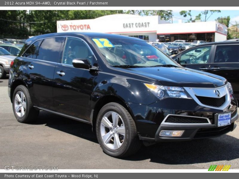 Crystal Black Pearl / Parchment 2012 Acura MDX SH-AWD