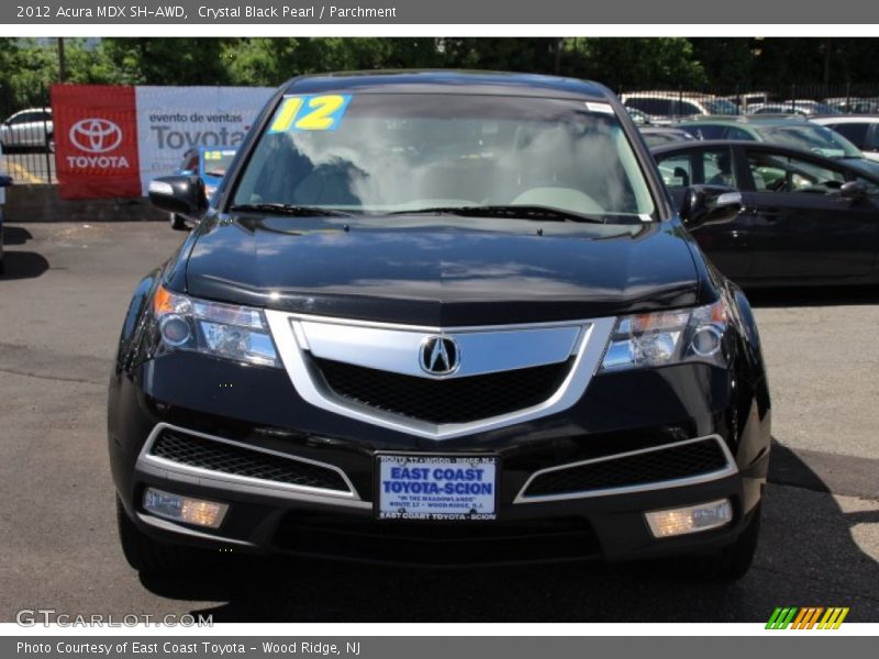 Crystal Black Pearl / Parchment 2012 Acura MDX SH-AWD